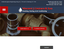 Tablet Screenshot of newburghplumbingheatingcooling.com